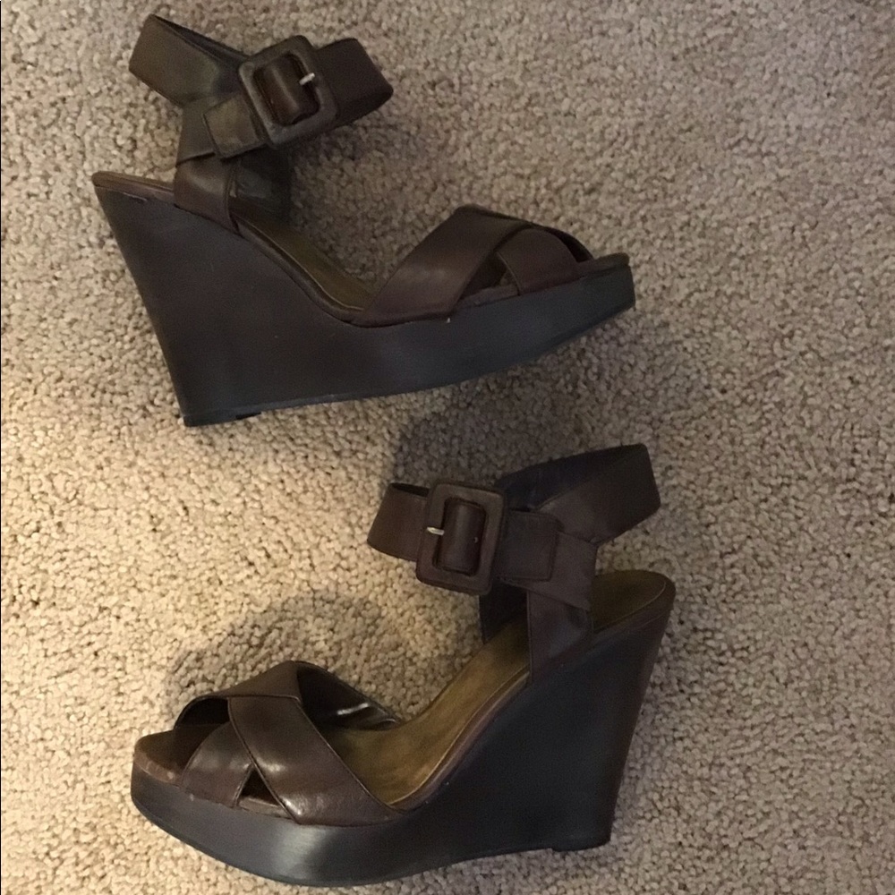 Nine West Platform Sandals.